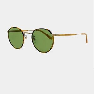 Garrett Leight Wilson Sunglasses Size 46 Tokyo Tortoise-Amber Honey color